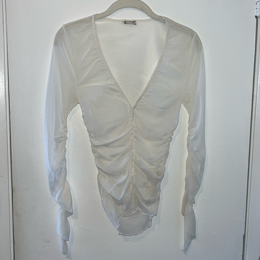 Free People White Top